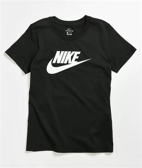 schwarzes nike tee|Mens Black Tops & T.